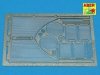 Aber 35G12 Grilles for german tank Sd.Kfz. 182 King Tiger (Porsche Turret) (1:35)